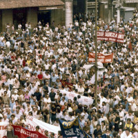 Ferrara. Manifestazione contro il terrorismo
