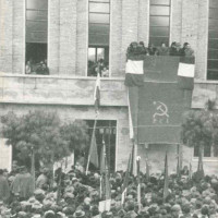 Palmiro Togliatti all'inaugurazione della Strocchi, 22 dicembre 1946