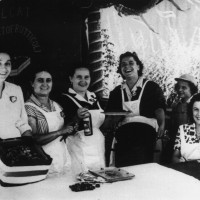 Festa de l'Unità, mercato ortofrutticolo nel 1950