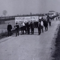 Marcia della pace contro la guerra in Vietnam, 1965. Da Villanova a Bagnacavallo