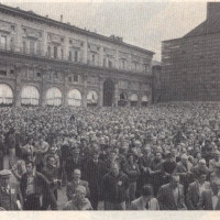 Manifestazione in Piazza Maggiore, La Lotta n.1 maggio 77