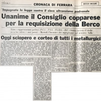 Articolo de "L'Unità" del 16 giugno 1960