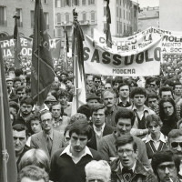 Modena il giorno successivo all'uccisione di Aldo Moro, 10 maggio 1978
[ISMO, AFPCMO]