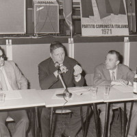 Fondo Fotografico Michele Minisci- convegno del PCI presente Giorgio Amendola, gennaio 1971