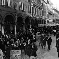 8 marzo 1978. Piazza Trento e Trieste, Ferrara