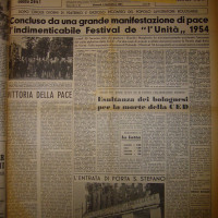 La chiusura del Festival 1954