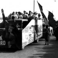 Carro allegorico delle donne di Savarna, Pace Lavoro Libertà, 8 marzo 1950