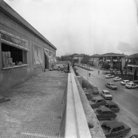 1978. Ospedaletto. Dalla terrazza della Casa del Popolo in costruzione si vedono le case del paese