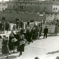 Funerali degli operai uccisi, Modena, 11 gennaio 1950