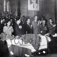 Enrico Berlinguer al XIII congresso della FGCI, Ferrara, 4-8 marzo 1953 (Museo del Risorgimento e della Resistenza)