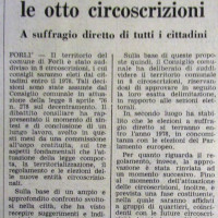 L'Unità Emilia Romagna, 1 luglio 1977, p. 12-articolo reltivo alla costituzione delle circoscrizioni