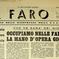 Primo numero de «Il Faro», del 26 novembre 1951
[ISMO, Archivio CGIL]