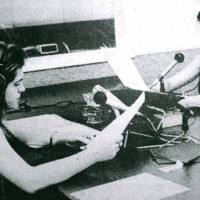 1983 ca. Radio San Marino. Due delle storiche giornaliste della radio, incaricate delle trasmissioni d’informazione: Teresa Zangara, Stefania Arlotti
