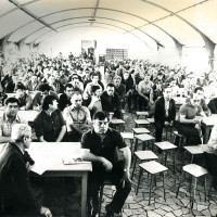 Comizio di Rinaldo Scheda alla Berco, 17 maggio 1979