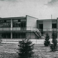 1962. Santarcangelo di Romagna. La sede del PCI santarcangiolese