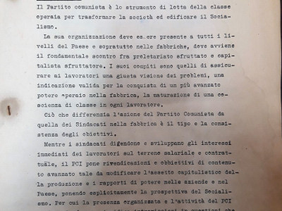 Partito comunista italiano – PCI.  Sezione di Forlimpopoli